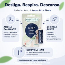 Inalador Nasal AromaStick Sleep - Óleos Essenciais Biológicos