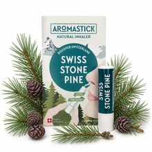 Inalador Nasal AromaStick Swiss Stone Pine - Óleo Essencial Puro