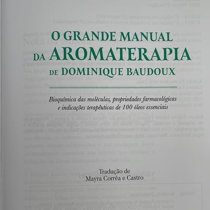 Livro Grande Manual da Aromaterapia | Dominique Baudoux