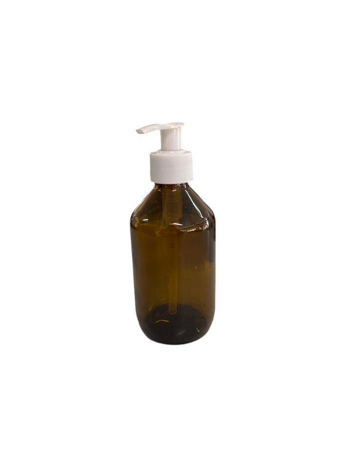 Frasco creme Vidro | Ambar 250ml