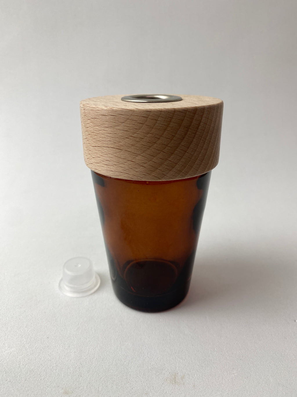 Frasco de Vidro Âmbar e Tampa para Mikado ***