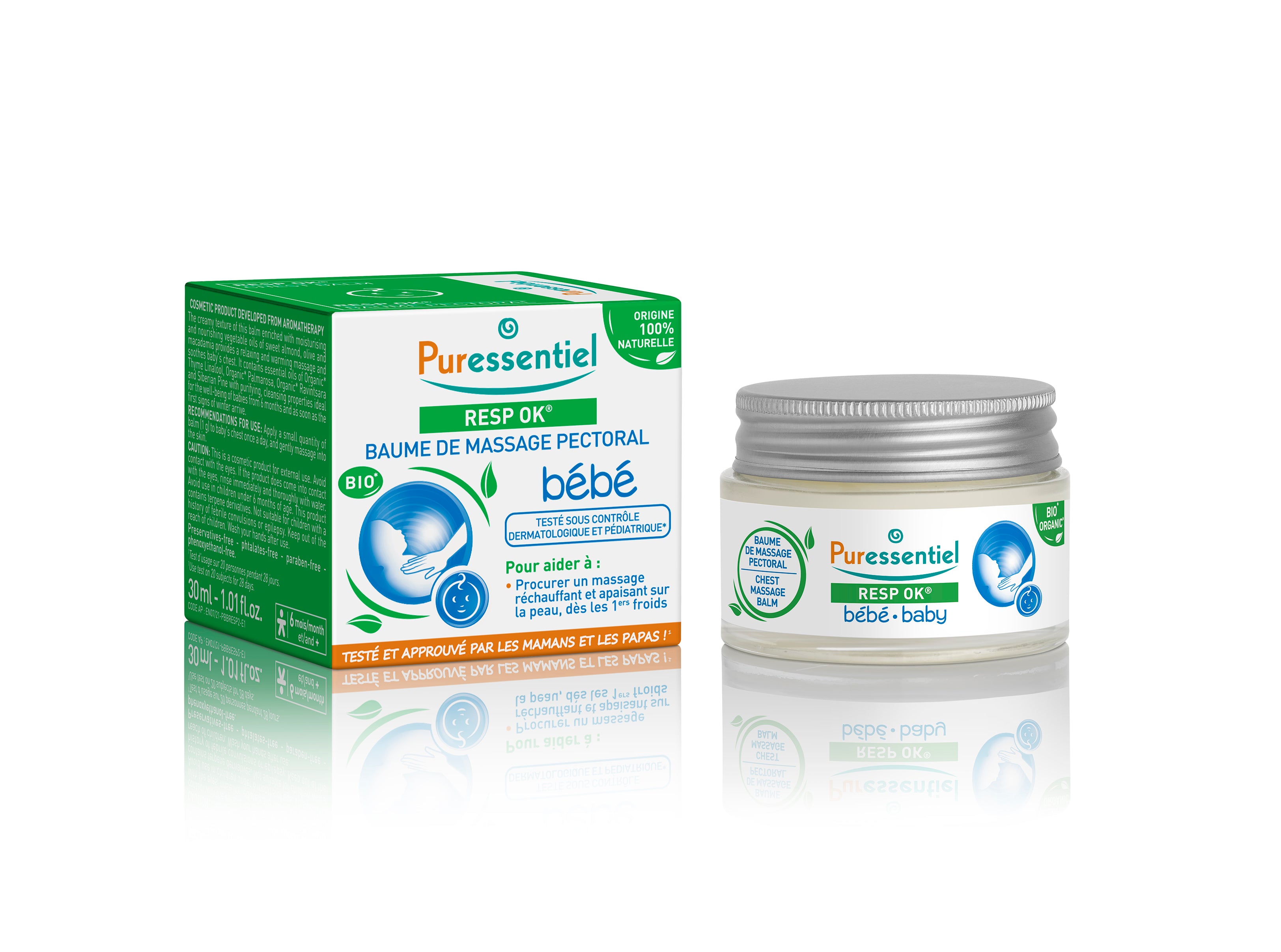 Bálsamo de Massagem Peitoral Bebé 30ml (6 meses+)