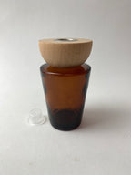 Frasco de Vidro Âmbar e Tampa para Mikado ***