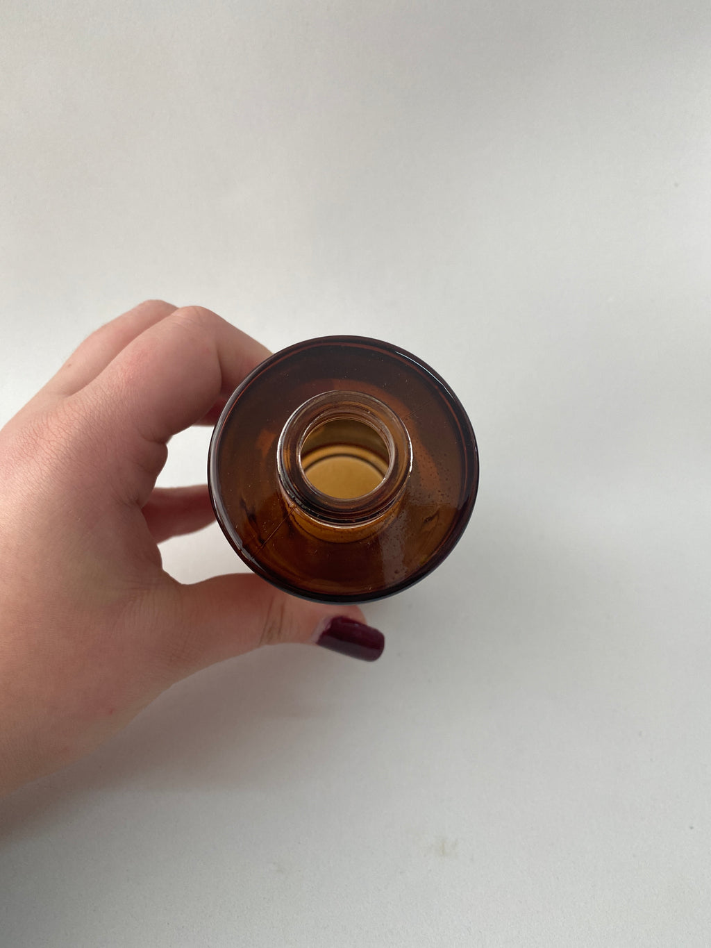 Frasco de Vidro Ambâr Jarra para Mikado***