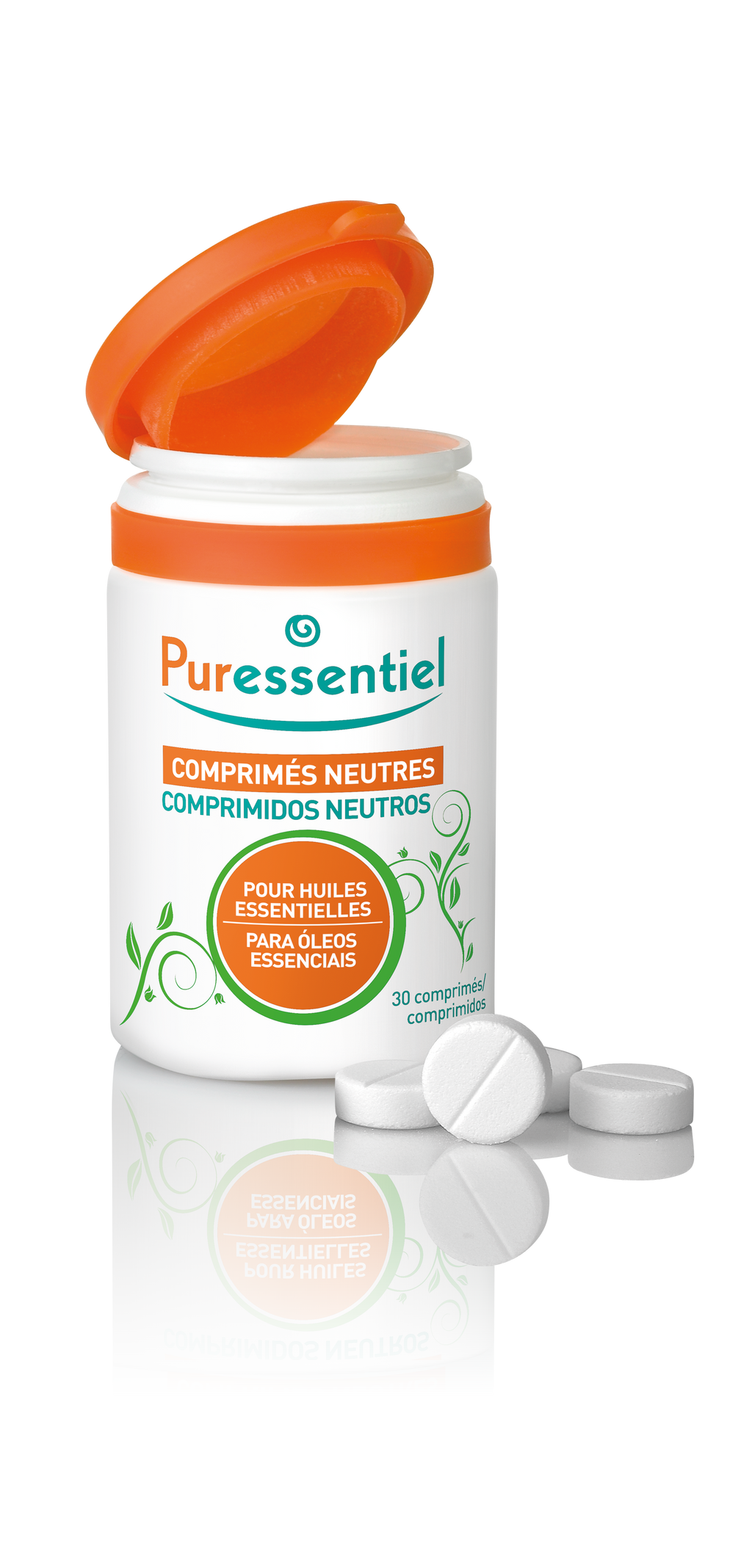 Comprimidos Neutros para Óleos Essenciais (30cps).
