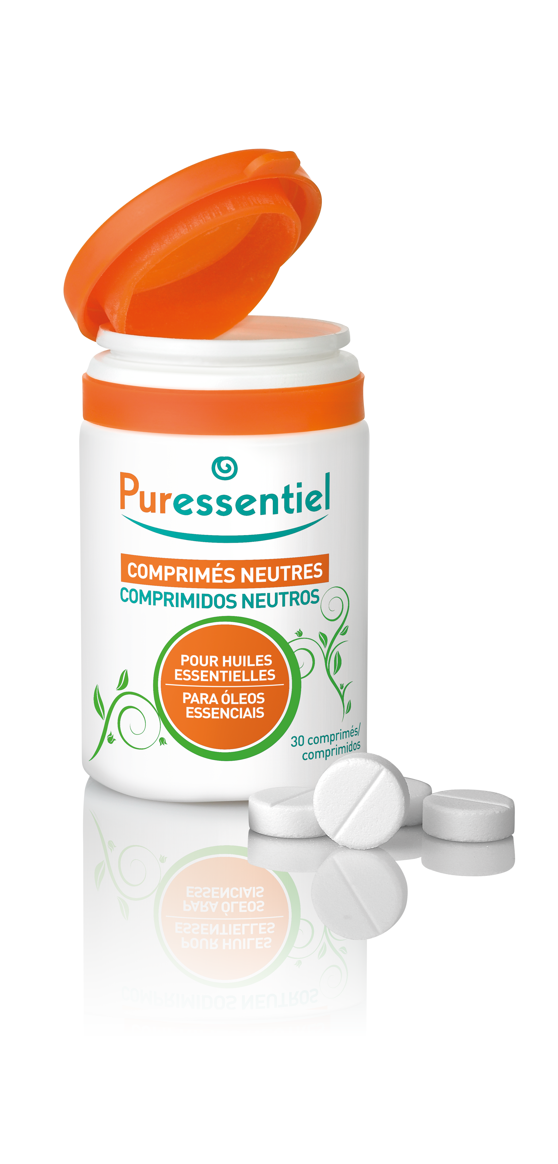 Comprimidos Neutros para Óleos Essenciais (30cps).