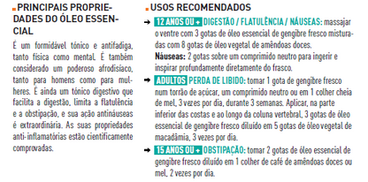 Óleo Essencial de Gengibre 5ml bio | Zingiber officinale .