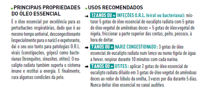 Óleo Essencial de Eucalipto Radiata 10ml bio | Eucalyptus radiata