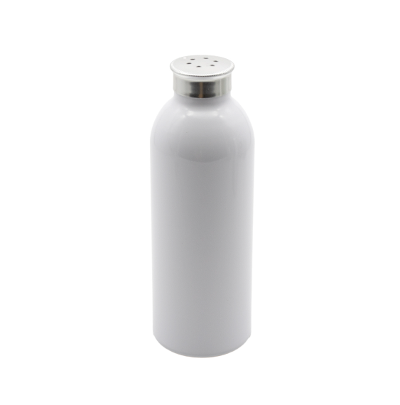 Frasco Cosmético de Alumínio Branco – 100 ml ***