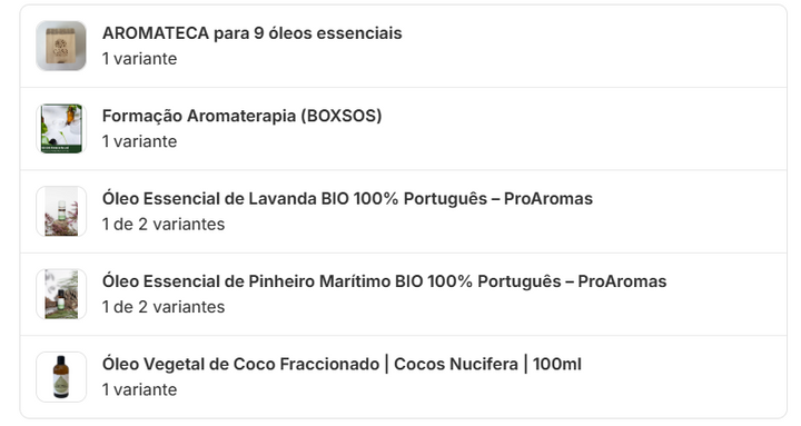 Pack BOX SOS (3 óleos + caixa + formação)