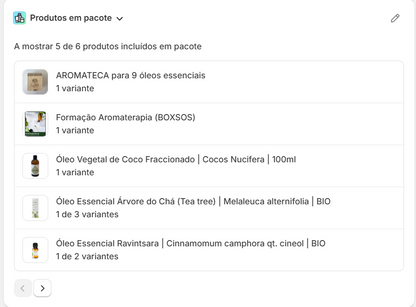 Pack BOX SOS (3 óleos + caixa + formação)
