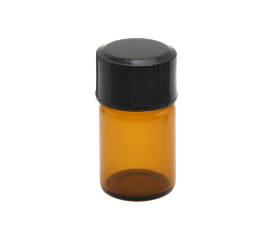 Flacon verre ambré 2ml (x10)