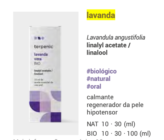 Óleo Essencial Lavanda  bio | Lavandula angustifolia