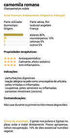 Óleo Essencial Camomila Romana 5ml | Chamaemelum nobile