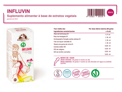 Suplemento natural - Sistema imunitário | Influvin
