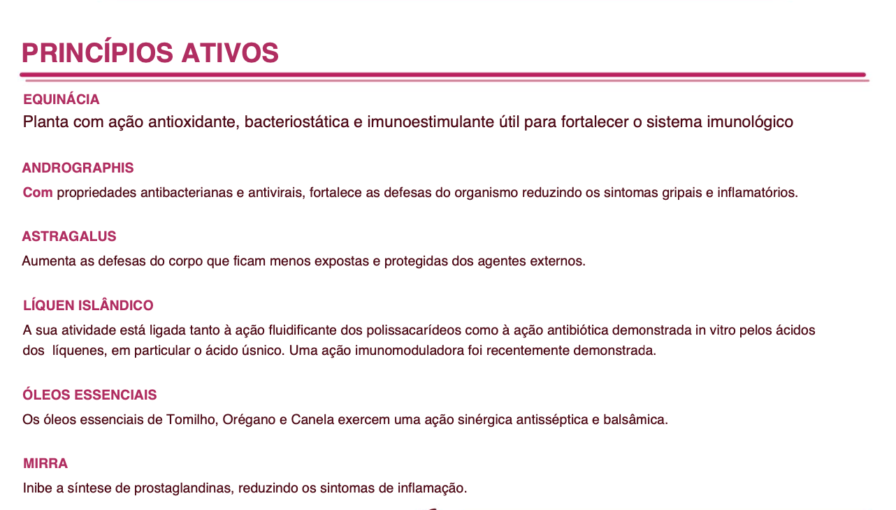 Suplemento natural - Sistema imunitário | Influvin