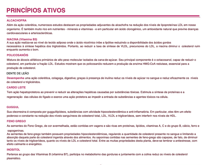 Suplemento natural Colestvin | Colesterol