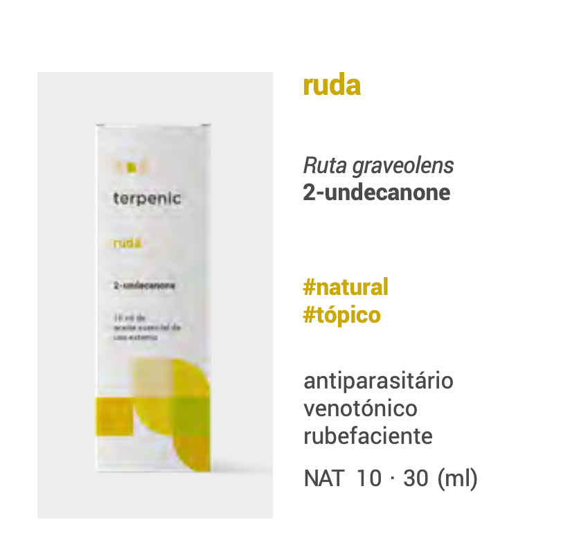 Óleo Essencial Ruda 10ml | Ruta graveolens