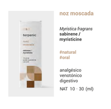 Óleo Essencial Noz Moscada | Myristica fragrans | 10ml