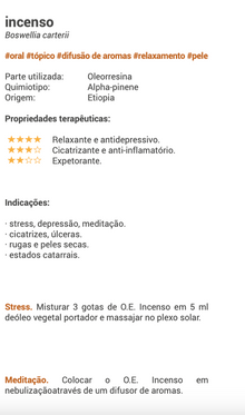 Huile Essentielle d'Encens (bio) 5ml 