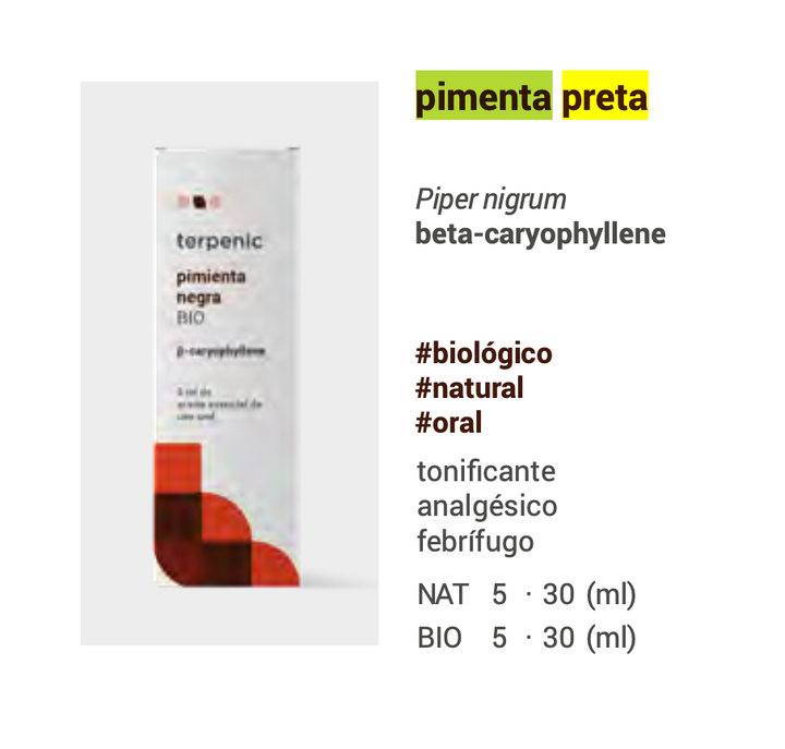 Óleo Essencial Pimenta preta 5ml 🌿bio | Piper nigrum
