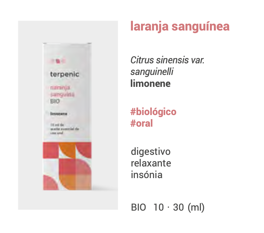 Óleo Essencial Laranja sanguínea | Citrus sinensis var. sanguinelli | BIO | 10ml