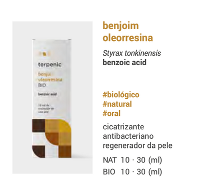 Óleo Essencial (Oleorresina) Benjoim  | Styrax tonkinensis | BIO | 10ml