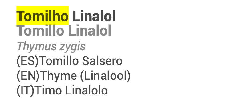 Óleo Essencial Tomilho qt.Linalol 5ml bio | Thymus zygis.