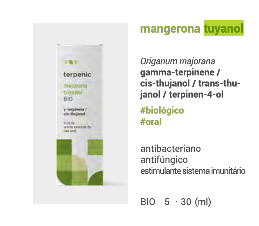 Óleo Essencial Mangerona qt.tujanol 5ml bio | Origanum majorana