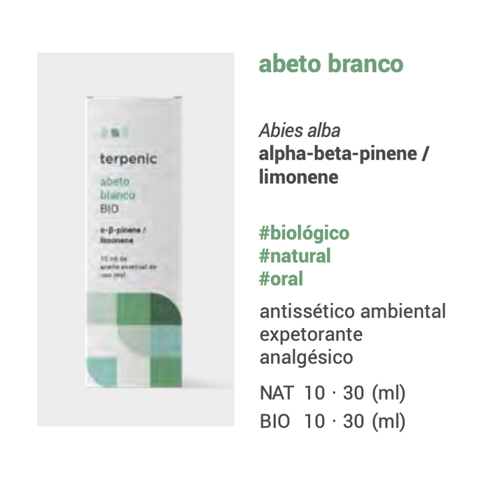 Óleo Essencial Abeto Branco 10ml 🌿bio | Abies alba