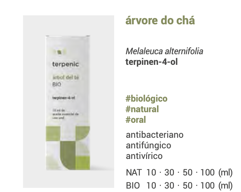 Óleo Essencial Árvore do Chá / Tea tree bio | Melaleuca alternifolia