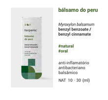 Óleo Essencial Bálsamo peru | Myroxylon balsamum | 10ml +