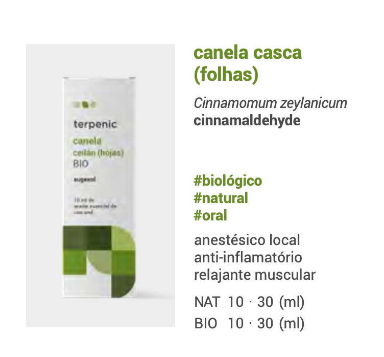 Óleo Essencial Canela Ceilão (folhas) 10ml 🌿bio | Cinnamomum zeylanicum
