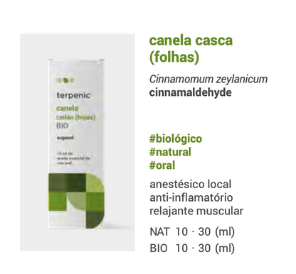Huile Essentielle de Cannelle (feuilles bio) 10ml 