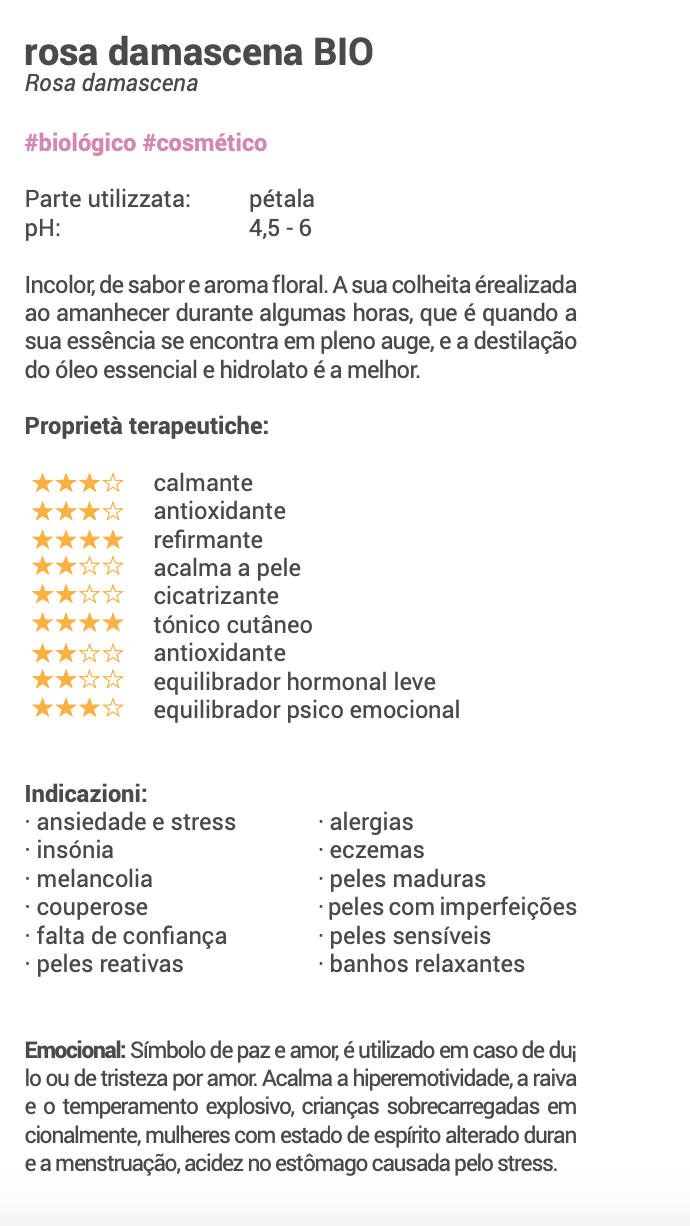 Hidrolato Rosa bio | oral e cosmético