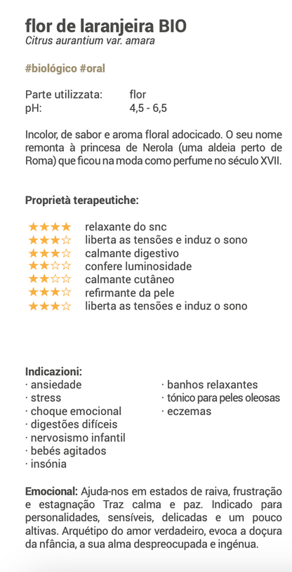 Neroli hydrolate or orange blossom 🌿 bio | oral and cosmetic