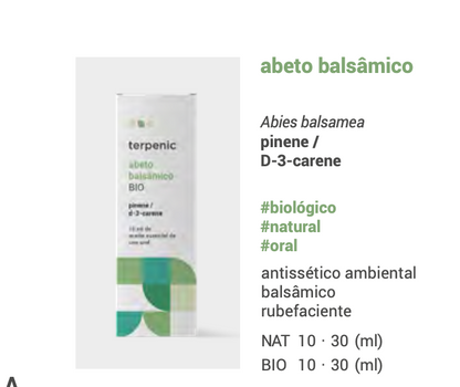 Óleo Essencial Abeto Balsâmico | Abies balsamea | BIO | 10ml .
