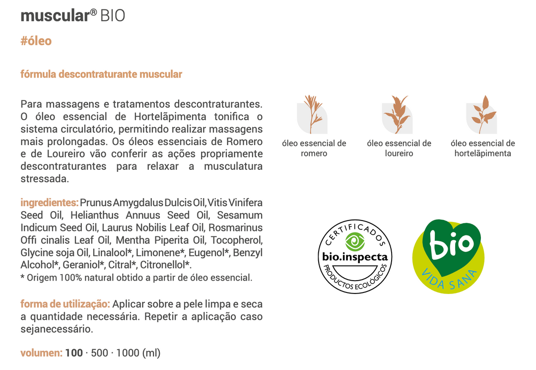 Descontração Muscular 100ml 🌿bio  | Solução Natural