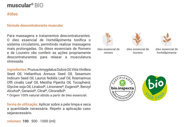 Descontração Muscular 100ml 🌿bio  | Solução Natural