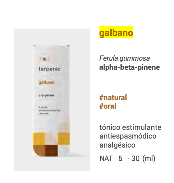 Óleo Essencial Galbano 5ml |  Ferula gummosa .