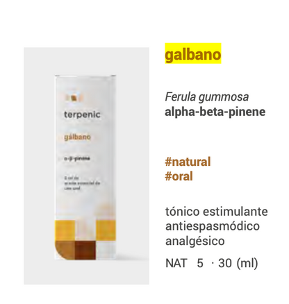 Óleo Essencial Galbano 5ml |  Ferula gummosa .