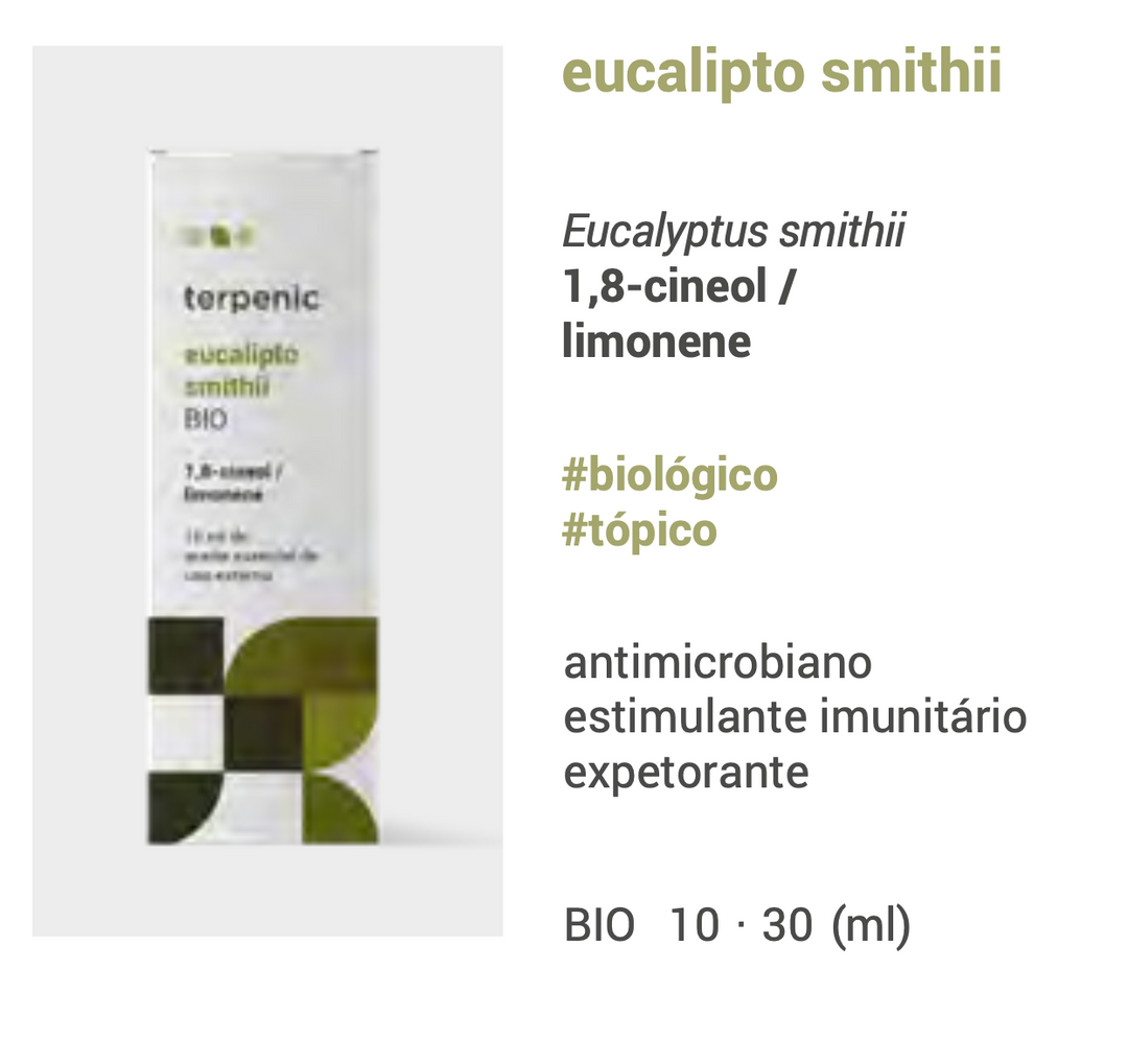Óleo Essencial Eucalipto Smithii 10ml 🌿bio | Eucalyptus smithii