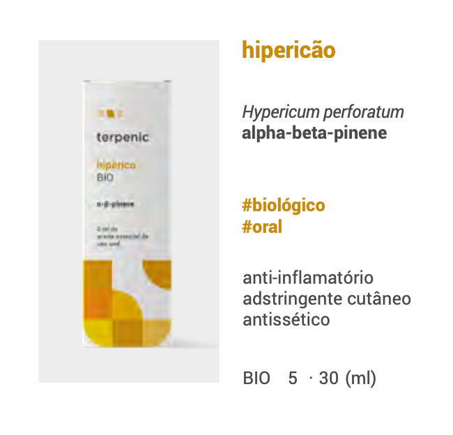 Óleo Essencial Hipericão bio | Hypericum perforatum %