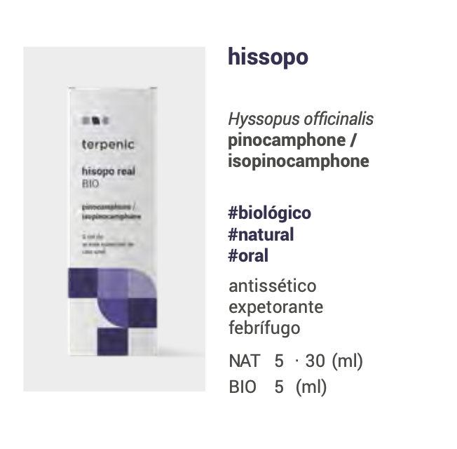Óleo Essencial Hisopo 🌿bio | Hyssopus officinalis