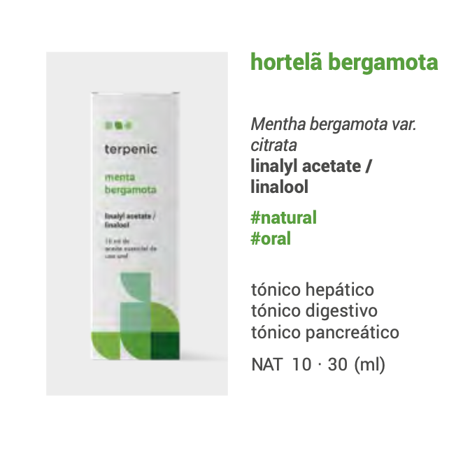Óleo Essencial Hortelã Bergamota  10ml | Mentha bergamota var.citrata
