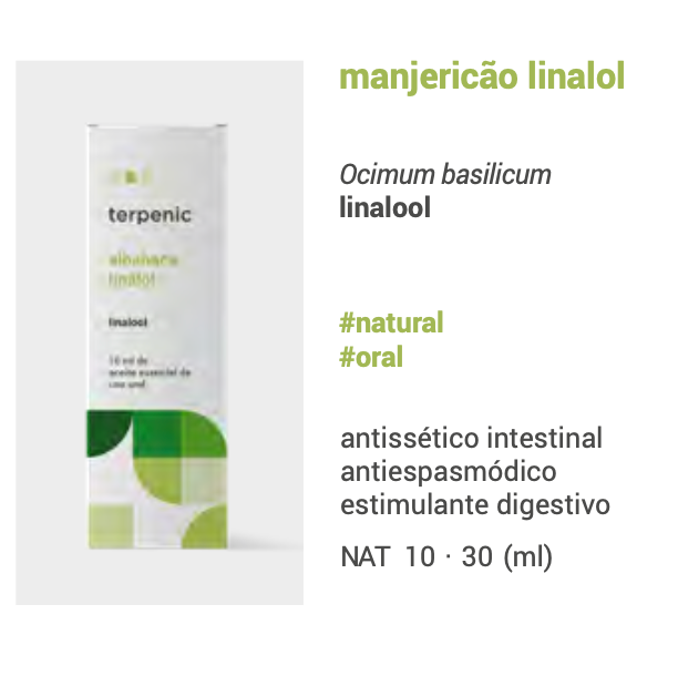 Óleo Essencial Manjericão linalol 10ml | Ocimum basilicum