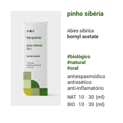 Óleo Essencial Pinho Sibéria | Abies sibirica | 10ml