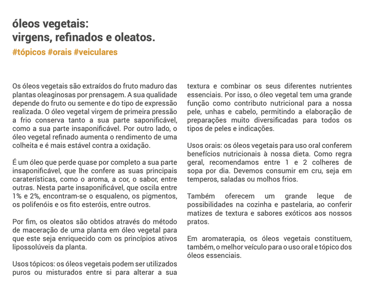 Óleo vegetal Calófilo bio | oral e cosmético