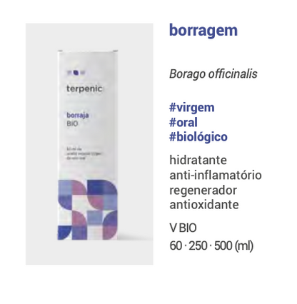 Óleo Vegetal Borragem | Borago officinalis | BIO | 50ml +