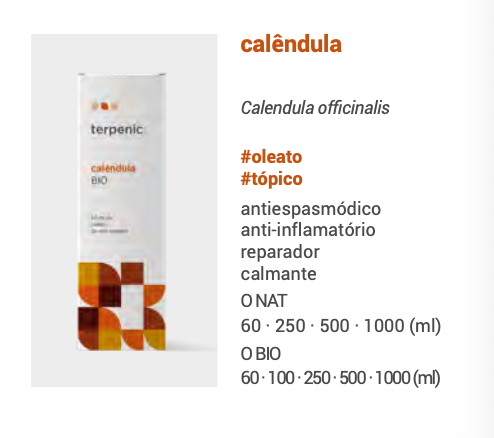 Óleo Vegetal Calêndula | Calendula officinalis | cosmético